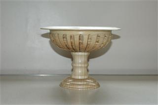 Pedestal bowl by Pat Hughes
